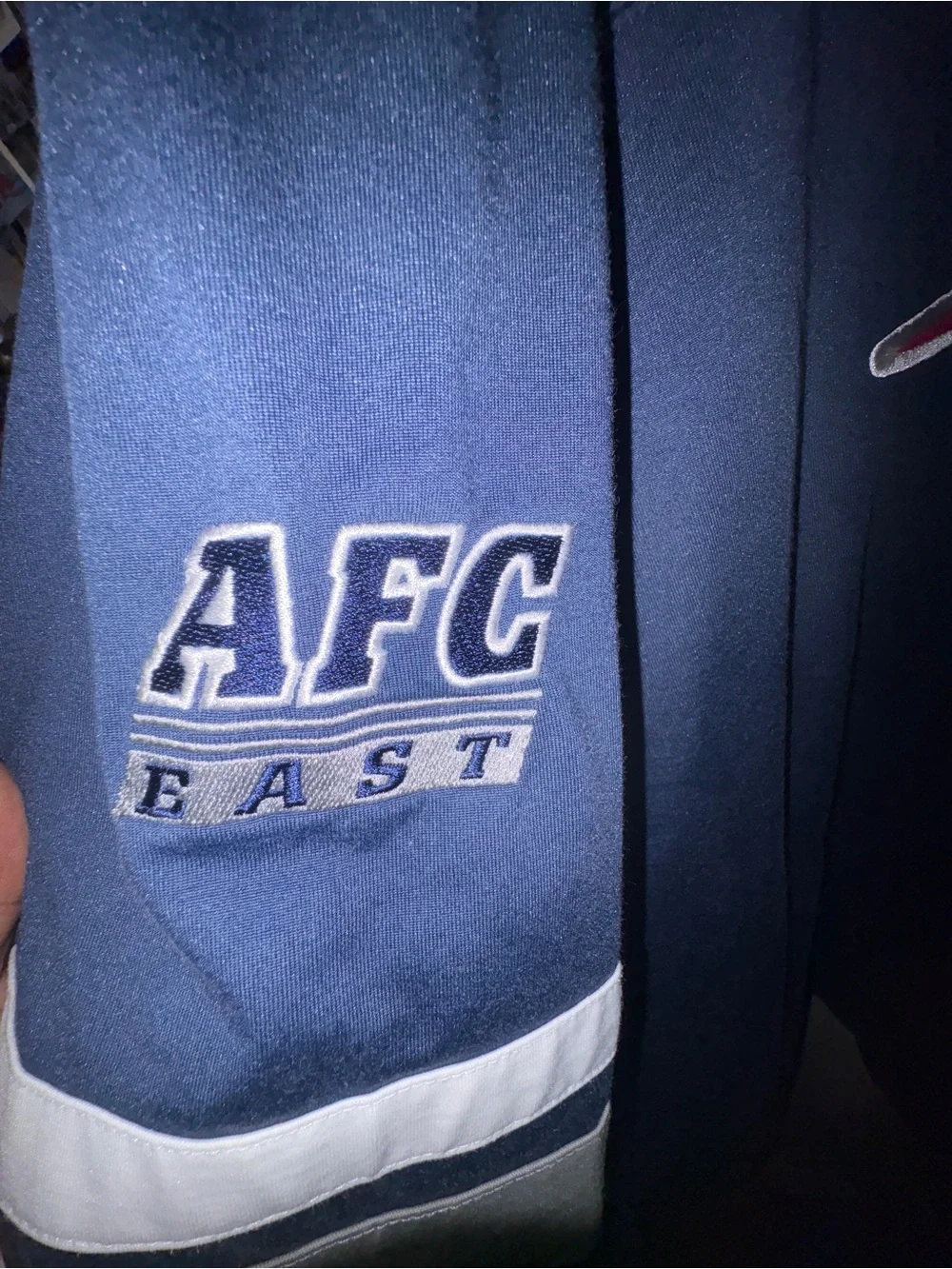 Vintage New England Patriots Navy NFL Pullover Sweatshirt